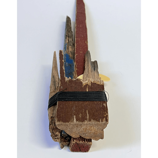 Cybi's Fort - handcrafted reclaimed wood sculpture 