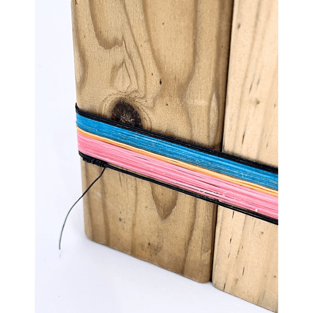 No. 34 - handbound reclaimed wood sculpture