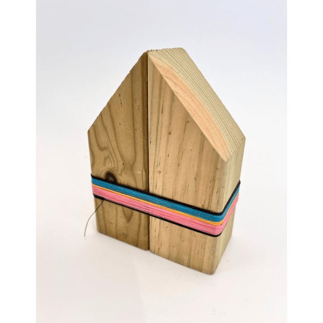 No. 34 - handbound reclaimed wood sculpture