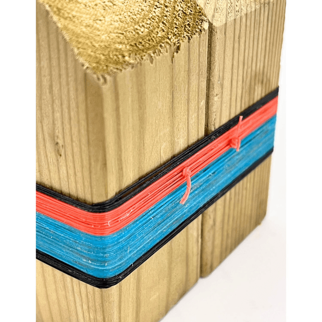 No. 84 - handbound reclaimed wood sculpture