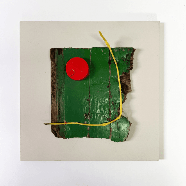 Wettest Green - 3D abstract wall sculpture
